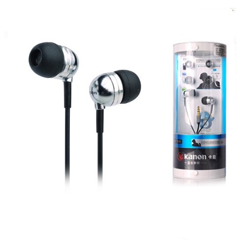Childrens Toyshop  Electronics : Kanen A6 In Ear Sound Isolating Stereo Earphones (White)