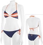 Chicago Bears Women's Striped String Bikini