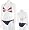 Chicago Bears Women's Striped String Bikini - Large