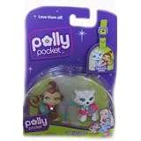 Polly Pocket Sparklin Pets Duets Monkey and Polar Bear