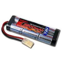 7.2V Tenergy 3800mAh Flat NiMH High Power (38A Drain Rate) Battery Pack with Tamiya connector for RC Cars and Sumo Robots