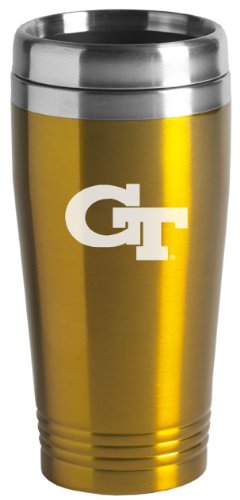 Georgia Tech - 16-ounce Travel Mug Tumbler - Gold