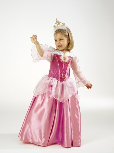 Childrens Toyshop  Toys : Disney Sleeping Beauty Deluxe Fancy Dress Costume & Crown 3-4 Years
