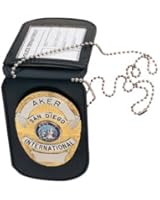 Aker Leather Aker - 597 Neck Badge And Id Holder - A597-TP (Brown)