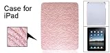 Gino Pink Stripe Design Glittery Hard Plastic Case for Apple iPad 1