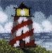 Wonderart Latch Hook Kit 12 Inch x12 Inch -Lighthouse