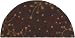Surya ATH5052-69OV Athena Hand Tufted Transitional Oval Rug, 6-Feet by 9-Feet, Chocolate