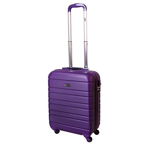 Carry On Luggage Hardcase Suitcase TSA Lock 30 Liter purple