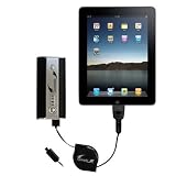 High Capacity Rechargeable External Battery Pocket Charger for the Apple iPad Tablet Computer - uses Gomadic TipExchange Technology