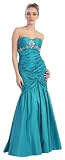 Strapless Junior Prom Dress Long Gown #2761
