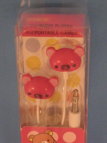 Teddy Bear EarPhone Pink MP3-MP4