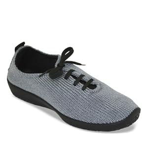 ARCOPEDICO 1151 LS.TIE KNIT BLACK by Arcopedico