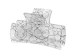 France Luxe Medium Solid Jaw - Mantilla White