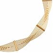 14Kt Yellow Gold Twelve Strand Wire Necklace