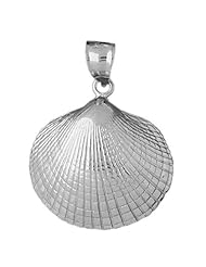Clevereves 14K White Gold Pendant Shell 9.3 - Gram(s)