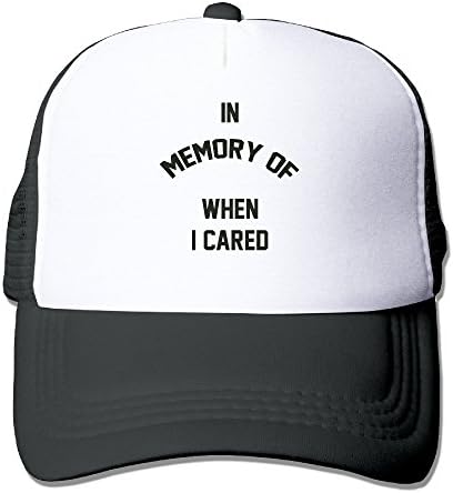 Snapbacks In Memory Of When I Cared Graphic Baseball Caps