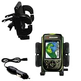 Sonocaddie v300 GPS Auto Vent Holder with Car Charger - Uses Gomadic TipExchange