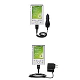 Essential Kit for the Toshiba e750 - includes Car and Wall Charger with Rapid Charge Technology - Gomadic Brand w/ TipExchange Technology