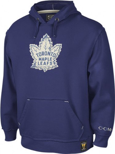 Buy Toronto Maple Leafs -Blue- Vintage Logo Triumph Hooded Sweatshirt