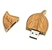Flash Drive 8GB, Memory Stick Pen Drive USB2.0 AreTop Cute Cartoon Miniature Wooden Leaf Shape Thumb Drives for Date Storage Gift for School Students Kids Children Teacher Collegue Employees