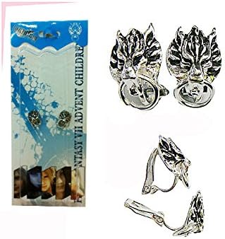 Final Fantasy7 FF7 Cloud Strife Wolf head earring
