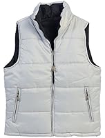Gioberti Little Kids Boys Full Zip Reversible Solid Padding Vest
