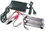 Combo: Tenergy Universal Smart 3A Battery Charger 7.2V - 12V (Hybrid) + 2 PCS Tenergy 8.4V 5000mAh Flat NiMH Battery Pack (Tamiya Connector)
