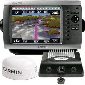 Garmin GPSMAP 4208 Network Bundle (includes GPSMAP 4208, GPS 17x, GXM 51 and GSD22) by Garmin