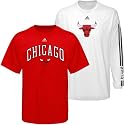 Chicago Bulls adidas Short/Long Sleeve T-Shirt Combo Pack
