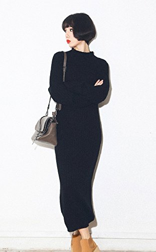 formanism レトロ ハイネック マキシ レディース ロング ワンピース