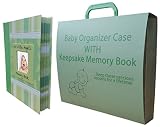 Baby Organizer Briefcase With Memory Book by Bébé Earth - Popular MINT GREEN - Have Documents & Keepsakes Kept In Order, Safe And Secure - Free Ebook