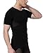No.66 Town Men's Burn Fat Body Shaper Corset Sports Short Sleeve T-shirts