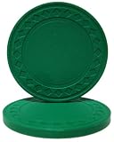 50 Green Super Diamond 8.5 Gram Clay Composite Poker Chips