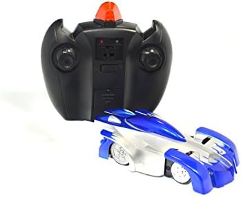 RC Remote Control Wall Climber Sport Car Toy Climbing Stunt Car Infrared Control Vehicle Electronic Blue Toy Gift