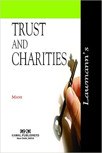 Book Trust and Chartities - Lawmann's - 20417 Edition by Mani