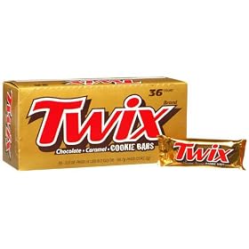 Twix Chocolate Caramel Cookie Bars - 36, 1.70oz bars