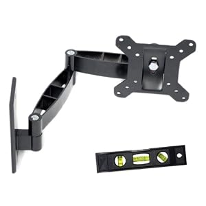 order the optimal GSI-High-Grade-Sturdy-Steel-Articulating-Arm-Wall-Mount-with-Tilt-and-Swivel-Functions---for-LCD-LED-TV-DVD-Combo-Blu-Ray-Flat-Panel-Monitors-Screens-Displays--Mounting-Brackets-Fits-15-Inch-to-24-Inch-Screens affordable economical user reviews 