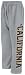 California Bears adidas Grey Fleece Sweatpants