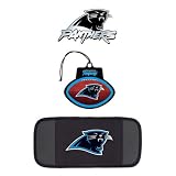 Carolina Panthers Automotive Package: Emblem, Air Freshner & CD Visor