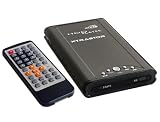 Xtrastor GP-MED25-BK Portable USB 2.0 2.5 HDD Aluminum Enclosure & Multimedia Player w/Remote Control - Retail