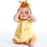 Baby Girl Clothes YELLOW GIRAFFE Top Short Set LE TOP Boutique Spring 0-24M