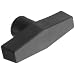 DimcoGray Black Thermoplastic T-Handle Wing Knob Female, Brass Insert: 5/16-18" Thread x 3/4" Depth, 2-1/2" Diameter x 1-1/4" Height x 3/4" Hub Dia x 5/8" Hub Length (Pack of 10)
