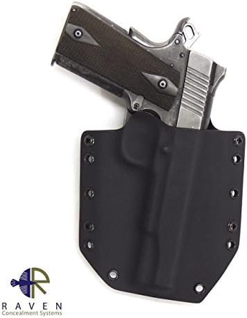 Raven Concealment Systems Phantom Modular Holster for 1911 5" no rail, "GI Spec", Right Hand, Wolf Grey, Full Shield, Standard Cut, 1.5" Belt Loops