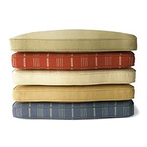 Clermont Tie-On Armchair Cushion - Green - Frontgate