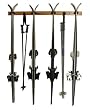 Ski Storage Rack (OAK) (2.5"H x 44"W x 5.5"D)