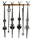 Ski Storage Rack (OAK) (2.5"H x 44"W x 5.5"D)