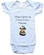 WHEN I GROW UP I WANT TO BE A FIREMAN - BigBoyMusic Baby Designs - White, Blue or Pink Onesie / Baby T-shirt