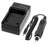 Digital Camera Battery Charger with Car Adapter for Panasonic Lumix DMC-FS15 / DMC-FS15A / DMC-FS15K / DMC-FS15S