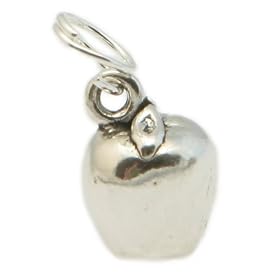 Sterling Silver LARGE APPLE Charm