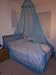 Teal Blue Large Hoop Bed Canopy Mosquito Net Fit All Size Bed or Outdoor Events